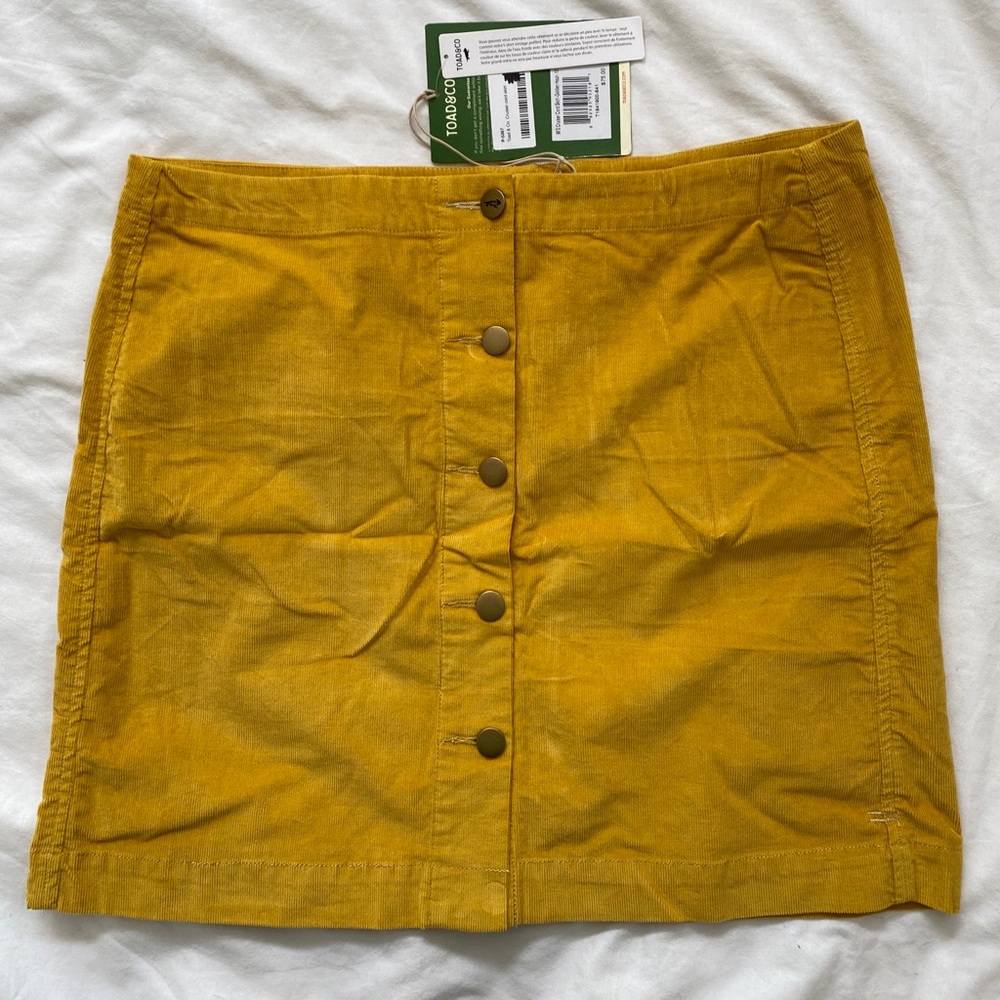 Toad & co cruiser cord skirt